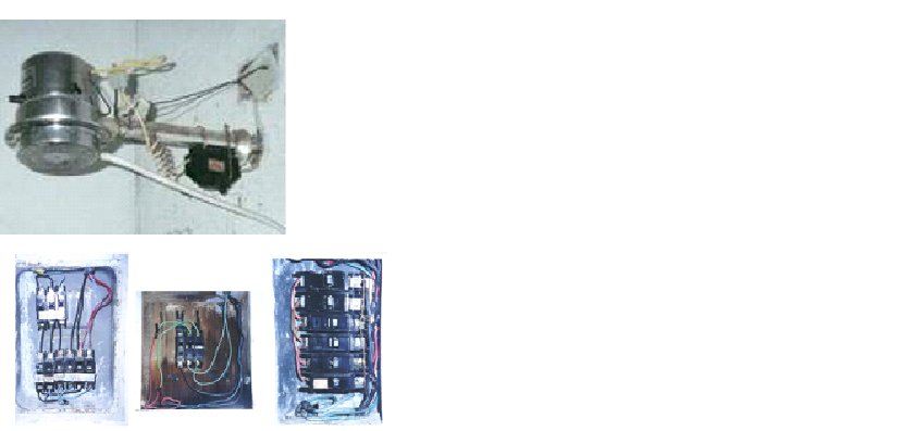 Exemplos de não conformidades grosseiras encontradas em instalações elétricas de baixa tensão.
